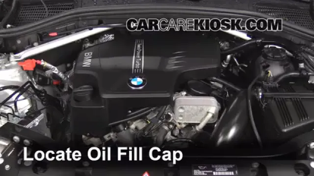 2013 BMW X3 xDrive28i 2.0L 4 Cyl. Turbo Oil Add Oil